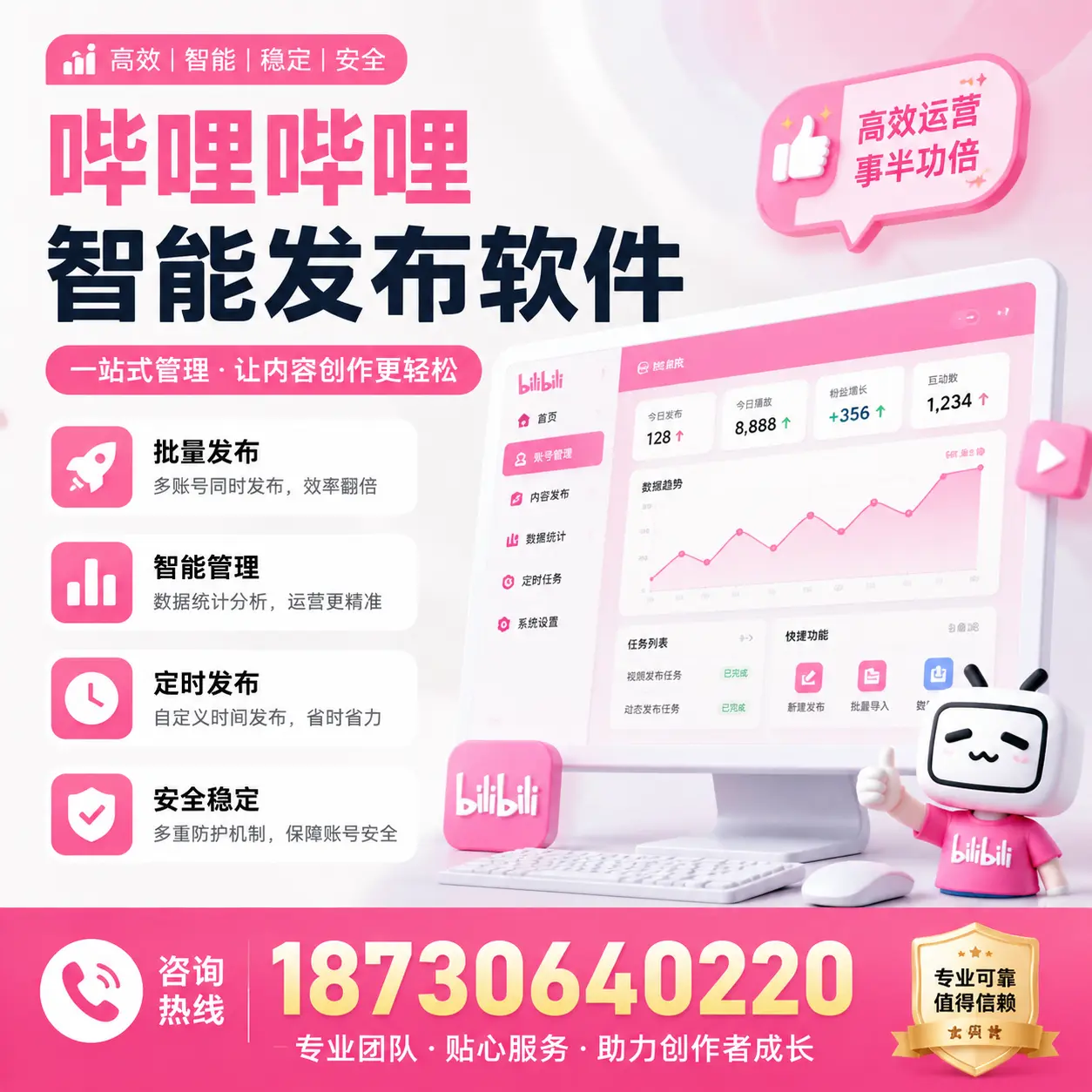 如何评估哔哩哔哩智能发布软件的ROI?丽江 企业必读