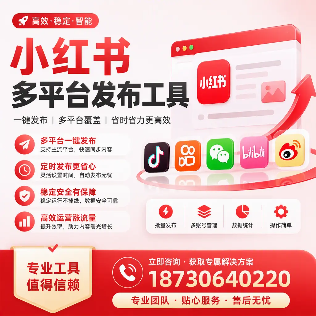 在 丽江 小红书多平台发布工具的市场前景分析