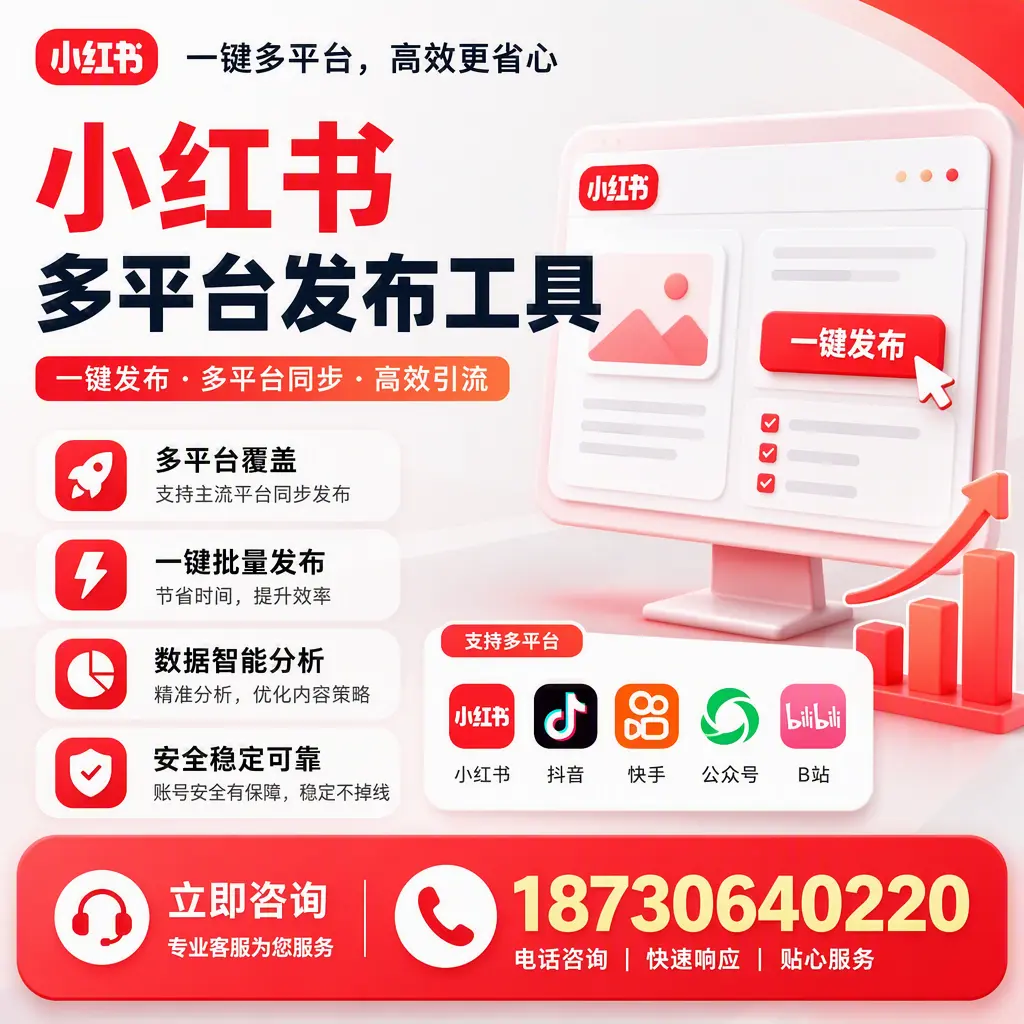 小红书多平台发布工具在 丽江 的应用与优势解析